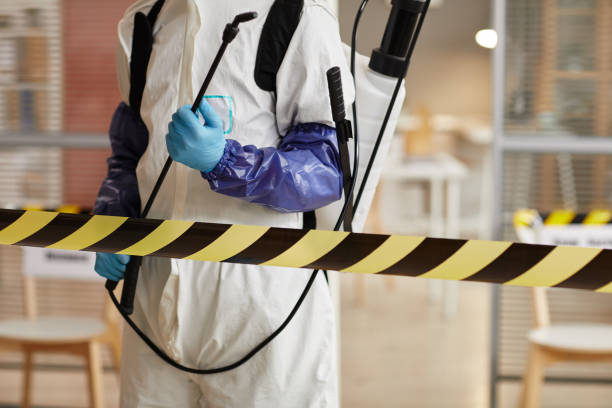 Professional Biohazard Cleanup technician working in Saint Stephen, SC